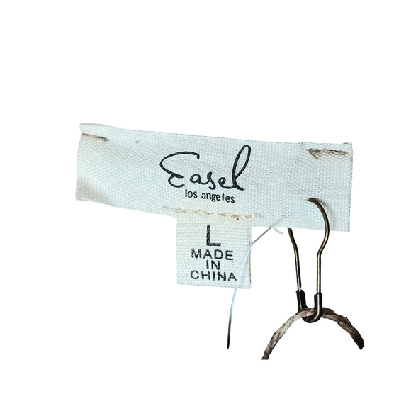 New Easel Los Angeles Oversized Shirt Jacket Coat Gray L Soft Stretch Long” - Picture 6 of 8